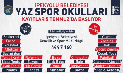 İpekyolu Belediyesinin yaz spor okulları başlıyor