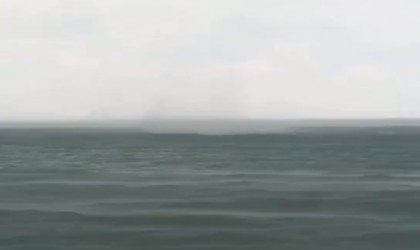 İskenderunda denizde hortum çıktı