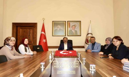 Kadın kooperatifi temsilcileriyle bir araya geldi