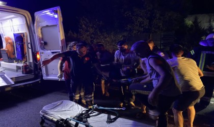 Kontrolden çıkan otomobil ters döndü: 1 yaralı