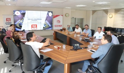 Kütahyada 112 Komuta Kontrol Merkezi genel değerlendirme toplantısı