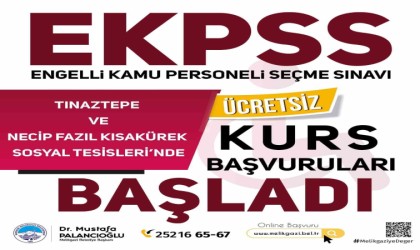 Melikgazi Belediyesi EKPSS kurs kayıtları başlıyor
