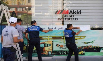 Mezitlide işletmelere Türkçe tabela denetimi