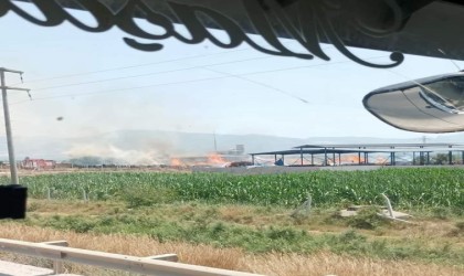 Oduncuda yangın çıktı