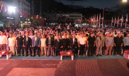 Orduda 15 Temmuz Demokrasi ve Milli Birlik Günü etkinliğine yoğun katılım