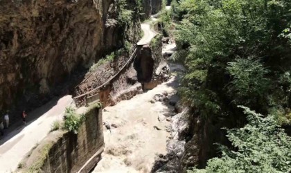 Şeker Kanyonu sel afetinde zarar gördü