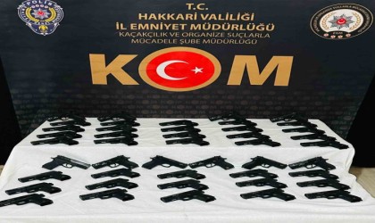Şemdinlide 45 adet ruhsatsız tabanca ele geçirildi