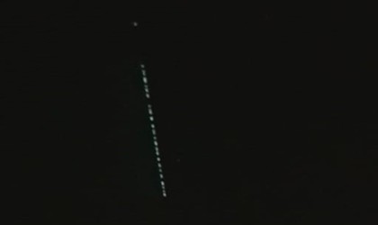 Starlink uyduları Ereğlide görüldü