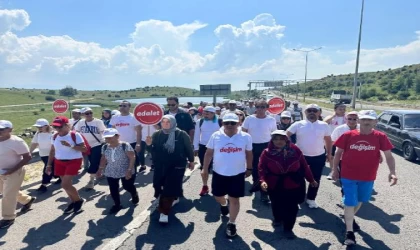 Tanju Özcan’ın Ankara’ya başlattığı ’Değişim ve Adalet’ yürüyüşünde 3’üncü gün (2)