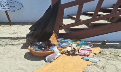 Tatilciler gitti, geriye çöpleri kaldı