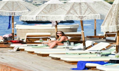 Yalnız başına tatil yaptı