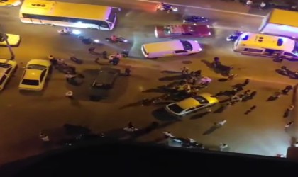 Adanada gelin ve damat tarafları birbirine girdi