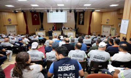 Akdeniz Belediyesi personeline iş sağlığı ve güvenliği eğitimi