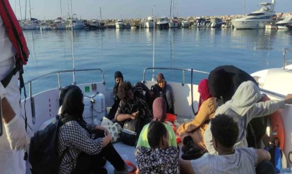 Ayvacık açıklarında 16 kaçak göçmen yakalandı