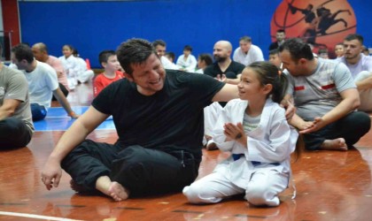 Babamla karate yapıyorum etkinliğinde unutulmaz bir gün yaşadılar