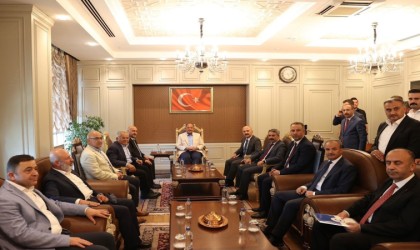 Bakan Özhaseki ve Başkan Büyükkılıçtan Adıyaman Valisine Ziyaret
