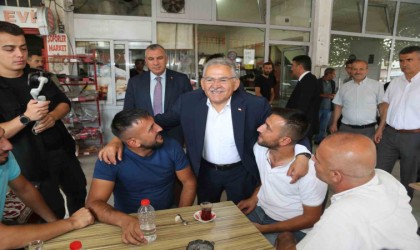 Başkan Büyükkılıçtan Nakliyeciler Sitesi Esnafına Teşekkür