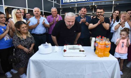 Başkan Pehlivana sürpriz kutlama