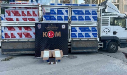 Boluda 5 milyon değerindeki kaçak sigara ürünleri ele geçirildi