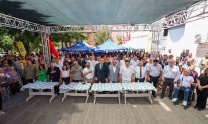 Bucada aşure dualarla karıldı