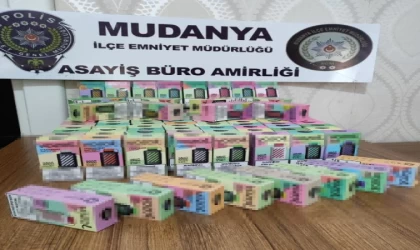 Bursa’da 100 bin TL değerinde kaçak elektronik sigara ele geçirildi
