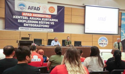 Büyükkılıç, Kentsel Arama Ekiplerinin Eğitimi ve Entegrasyonu Seminerine Katıldı