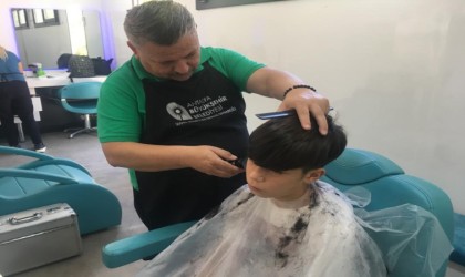 Büyükşehir mobil kuaför tırı yaylalarda