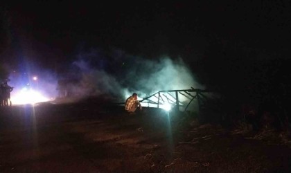 Çorumda korkutan yangın