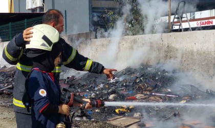 Dersimiz yangın söndürme