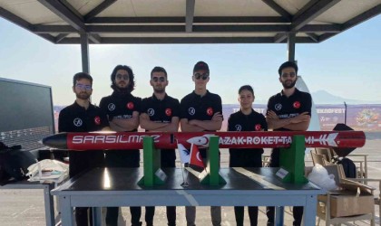 Düzce Üniversitesi roket takımlarından önemli başarı