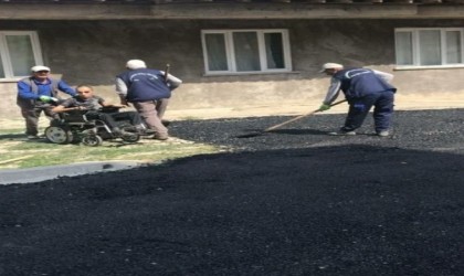 Engeli vatandaşın asfalt sevinci