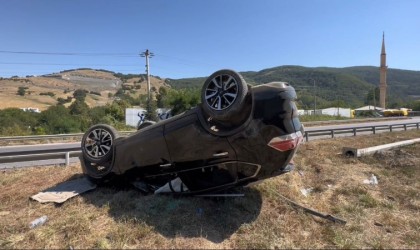 Gurbetçi aile kaza yaptı: 4 yaralı
