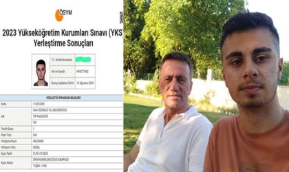 Hakkarili depremzede öğrencinin büyük başarısı