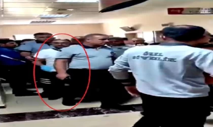 Hastanadeki gerginlikte doktor özel güvenlik eşliğinde odasından çıkarıldı