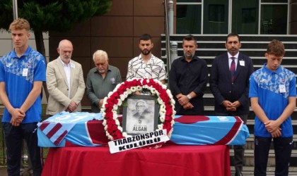 Hayatını kaybeden Trabzonsporun kurucularından Nizamettin Algan için tören düzenlendi