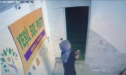 HDP il binası önüne ispirto bırakan kadın gözaltına alındı