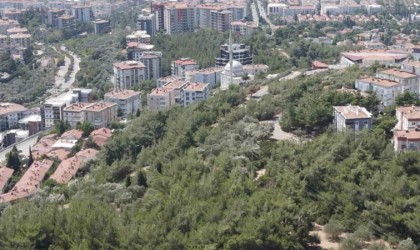 İzmirde bir mahalle orman yangını korkusuyla yaşıyor