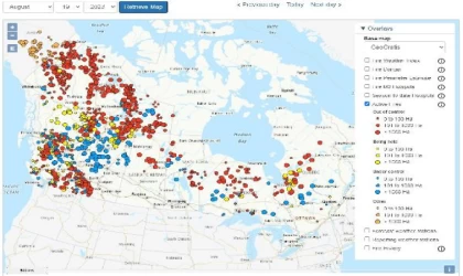 Kanada’nın doğusunda orman yangınları sebebiyle olağanüstü hal ilan edildi