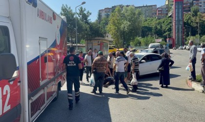 Karabükte otomobilin çarptığı yaya yaralandı