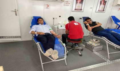 Karapınarda kan bağış kampanyası