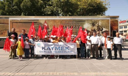 KAYMEKin minik öğrencileri Çanakkale ruhunu yaşadı