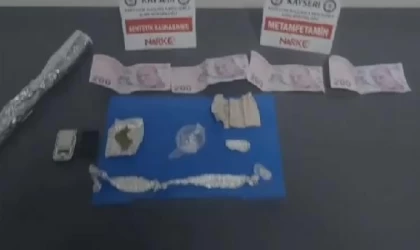 Kayseri’de, uyuşturucu operasyonunda 9 gözaltı