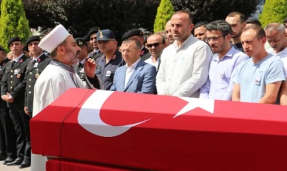 Kazada ölen uzman çavuş, son yolculuğuna uğurlandı