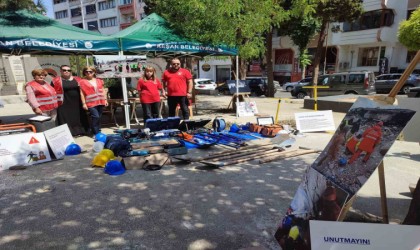 Keşanda depreme karşı farkındalık için stant açıldı