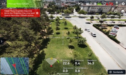 Kocasinan Belediyesi Drone ile Açık Alanları İlaçlıyor