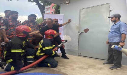 Konya Büyükşehir TİKA iş birliğiyle Bangladeşte itfaiyecilere eğitim verdi