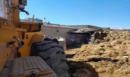 Konyada balya yangını