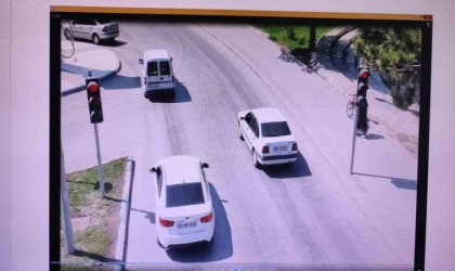 Konyada sürücülere havadan ceza yağdı