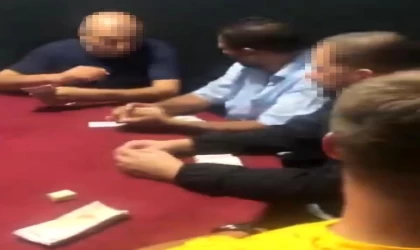 Kumar oynarken yakalanan 10 kişiye 40 bin 550 lira ceza