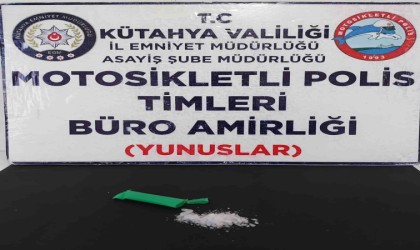 Kütahyada bir kişinin üzerinde uyuşturucu ele geçirildi